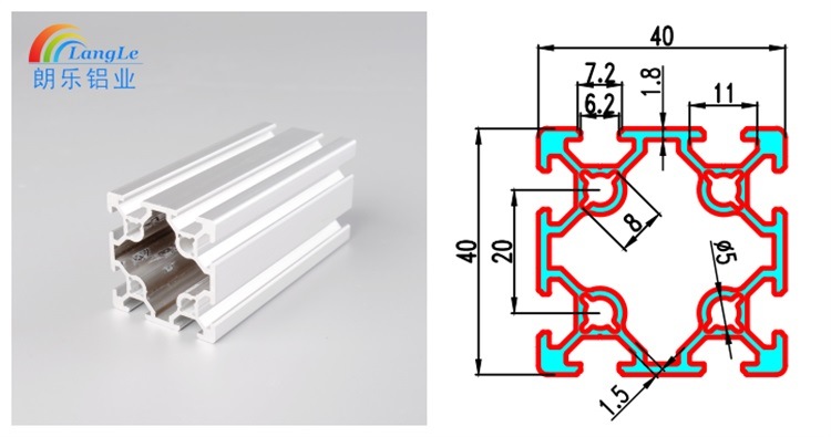 Aluminum Extrusion Profile for Industry