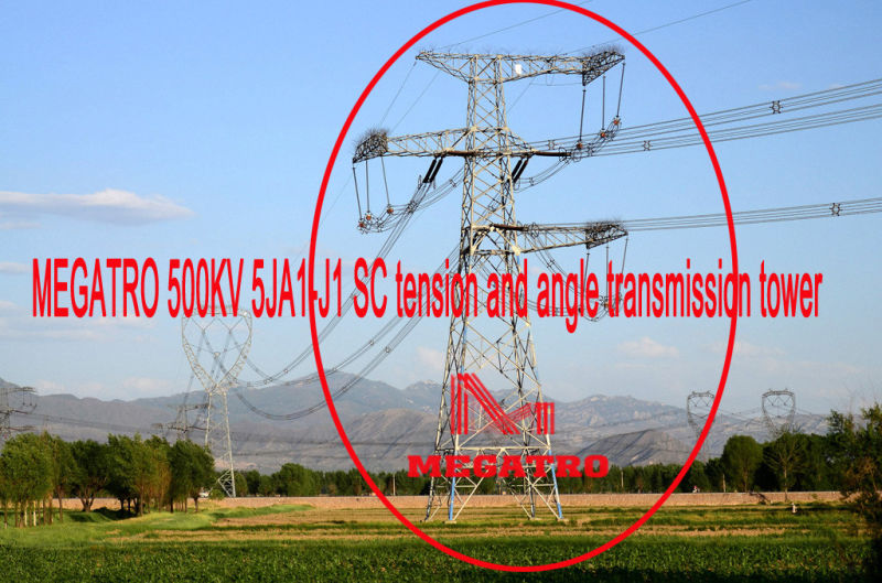 Megatro 500kv 5ja1-J1sc Tension and Angle Transmission Tower