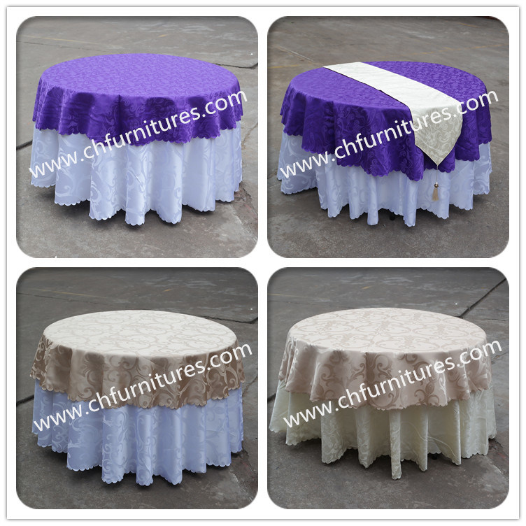 Yc-T01 Hotel Restaurant Wholesale Round Folding Event Banquet Table