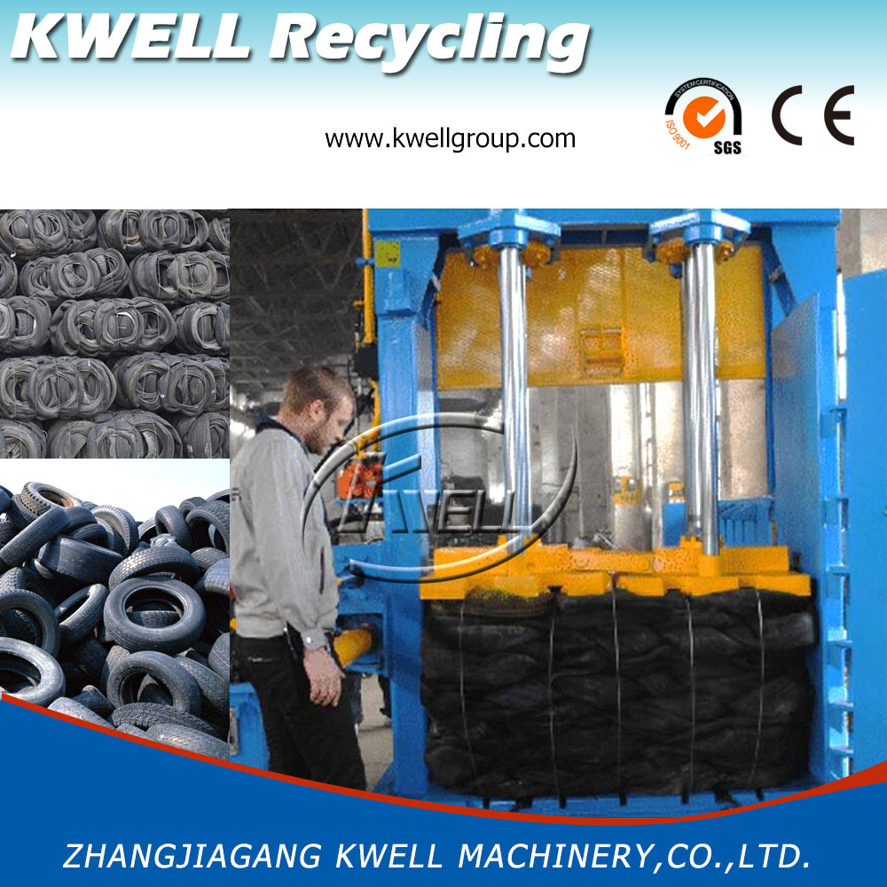 Hydraulic Driven Tire Baler/Vertical Tire Baler