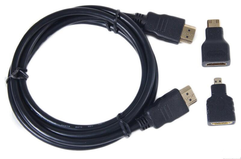 HDMI to HDMI/Mini HDMI/Micro HDMI Cable