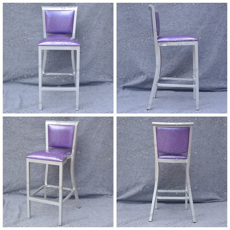 Purple Leather Bar Chair for House Decoration Yc-H003-11