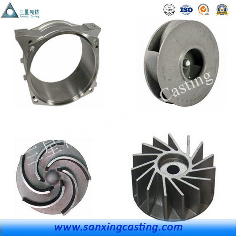 Custom Casting Pump Part for Water Pump Impeller