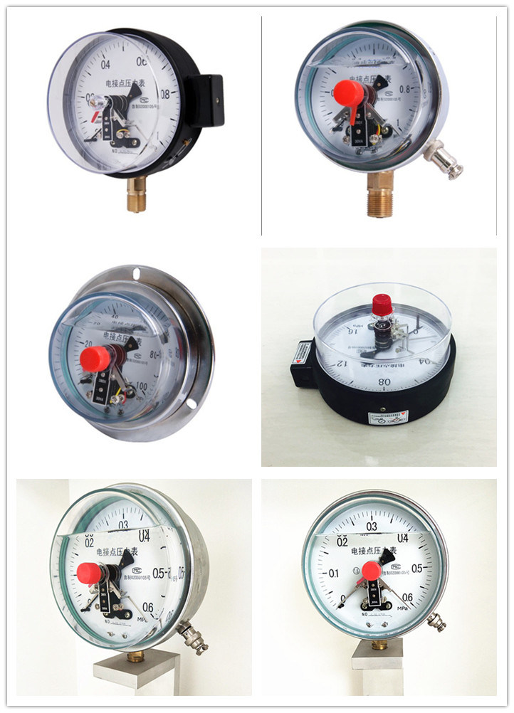 50mm China Factory Magnetic Type Electric Contact Melt Pressure Gauge