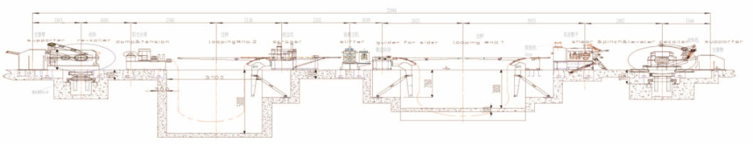 Steel Coil Slitting Line and Longitudinal Cutting Combined Cross Cutting