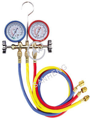 High Quality Digital Mainfold Pressure Gauge with CE (SH-M636A)