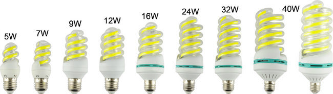 New Spiral COB LED Energy Saving Lamp 5W 7W 9W 12W 16W 20W 24W 32W