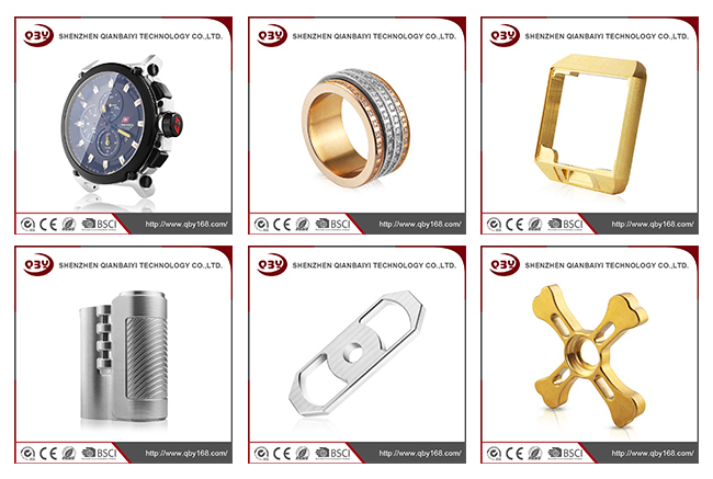 E-Cigarette Silver Plating Stainless Steel CNC Machinery Parts