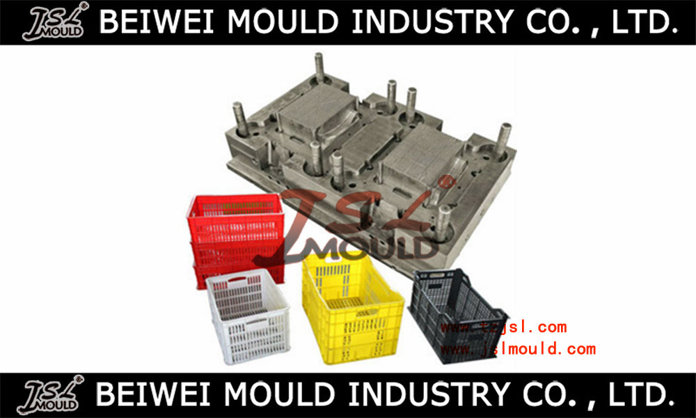 Customized Injection Plastic Crate Bin Mould for Storage