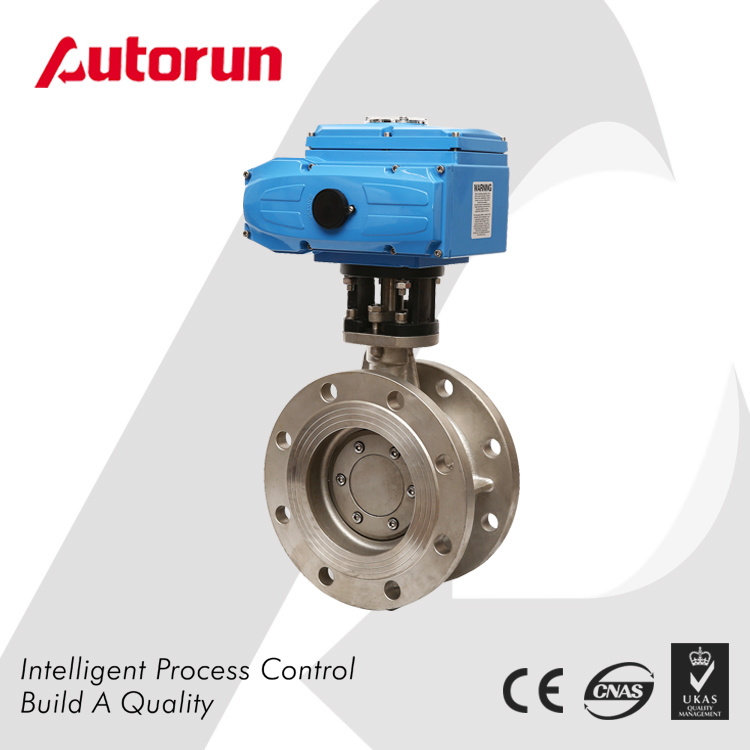 Explosion Proof Motorized Triple Eccentric Butterfly Valve