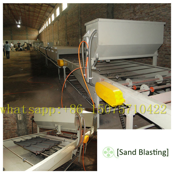 Stone Coated Steel Roof Tile Roll Forming Machine