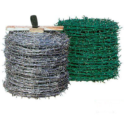 Galvanized, PVC Coated, Razor Barbed Wire