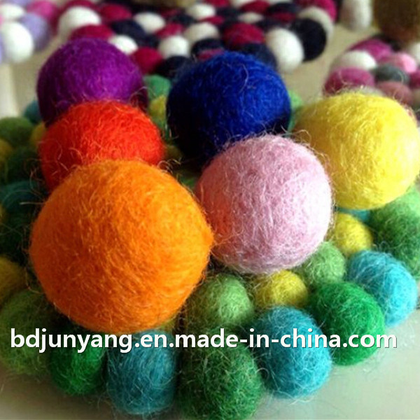 Wool Felt Ball Coaster Place Mat