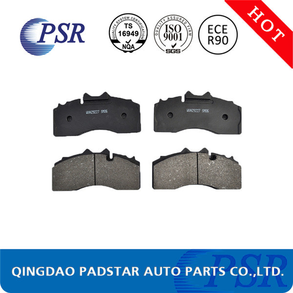 Wva29227 Low Noise Semi Metallic Heavy Duty Truck Brake Pad for Mercedes-Benz