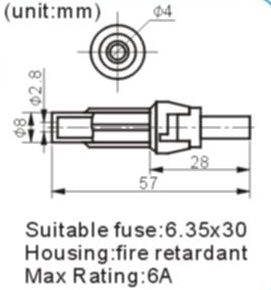 Fuse for 5X20mm Glass Fuse Holder (FBELE)