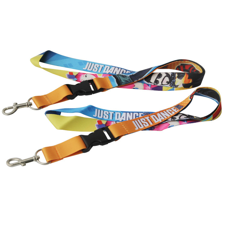 Custom Size and Silk Screen Logo on Unique Logo Lanyard