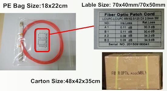 Factory Price Sc/St/FC/LC Fiber Optic Patch Cord