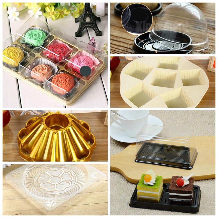 Disposable Pet Transparent Plastic Food Container for Fruit Packaging