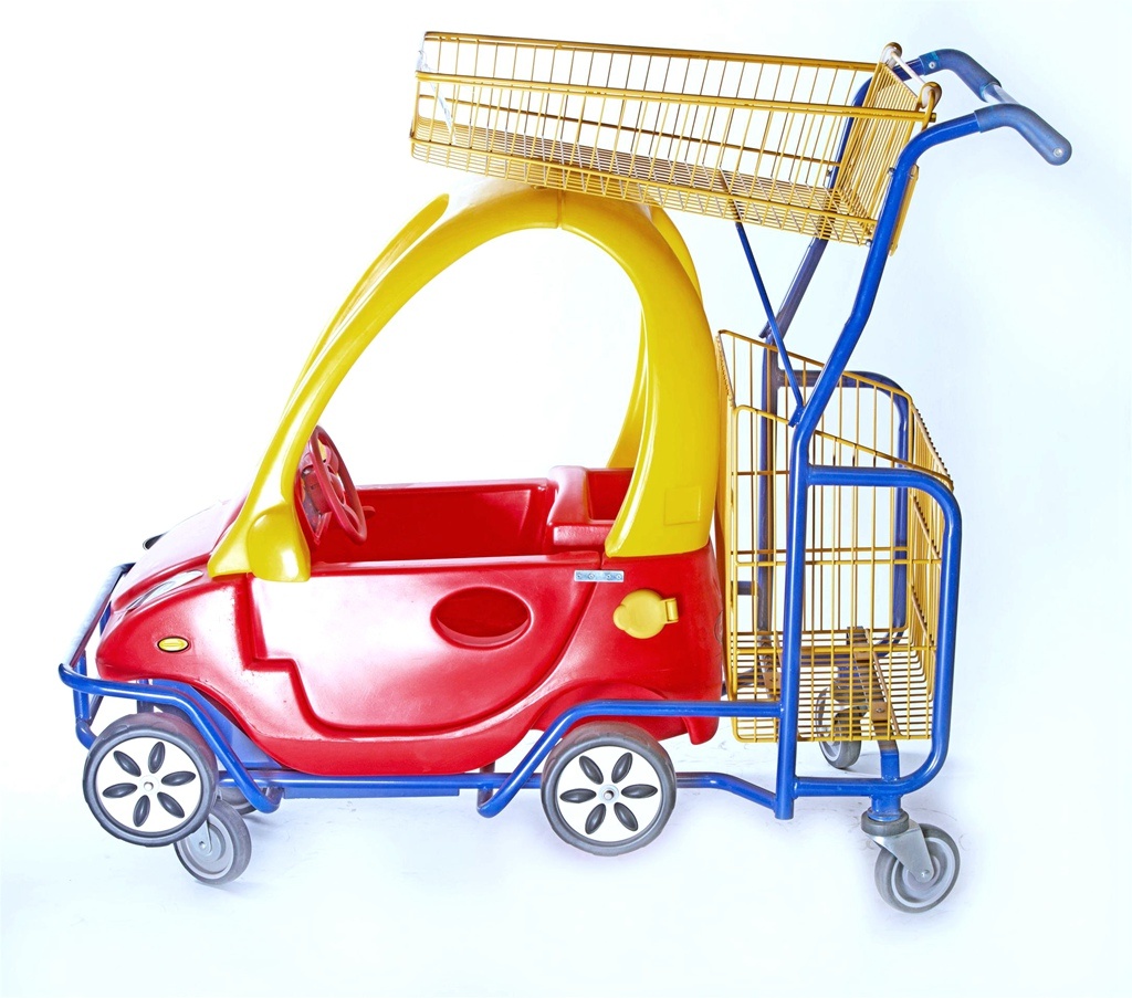 Kids Supermarket Shopping Trolley Cart