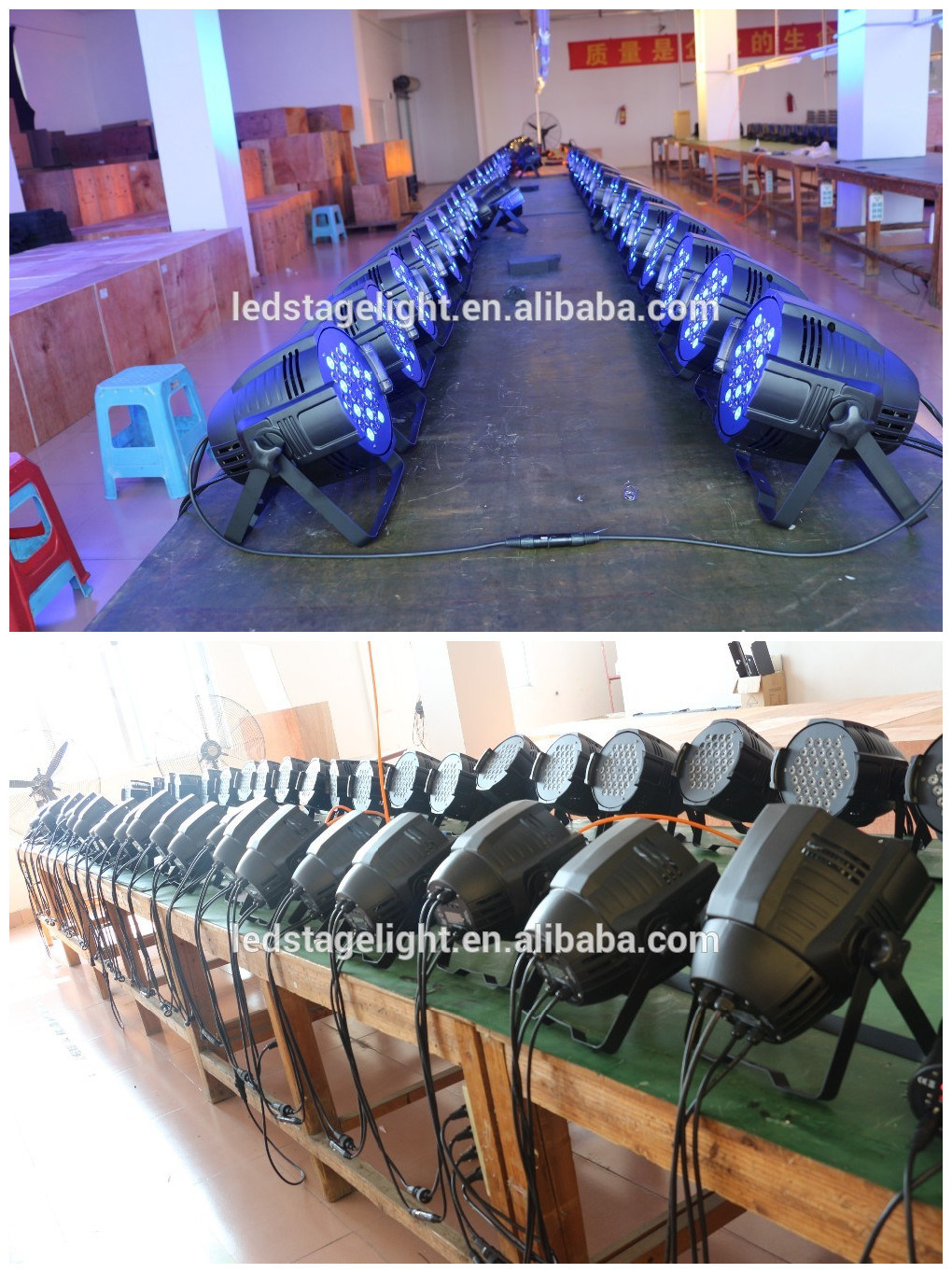 Gbr Stage Lighting Equipment Guangzhou Stage Light 54PCS LED RGBW LED PAR 54*3W for Professional