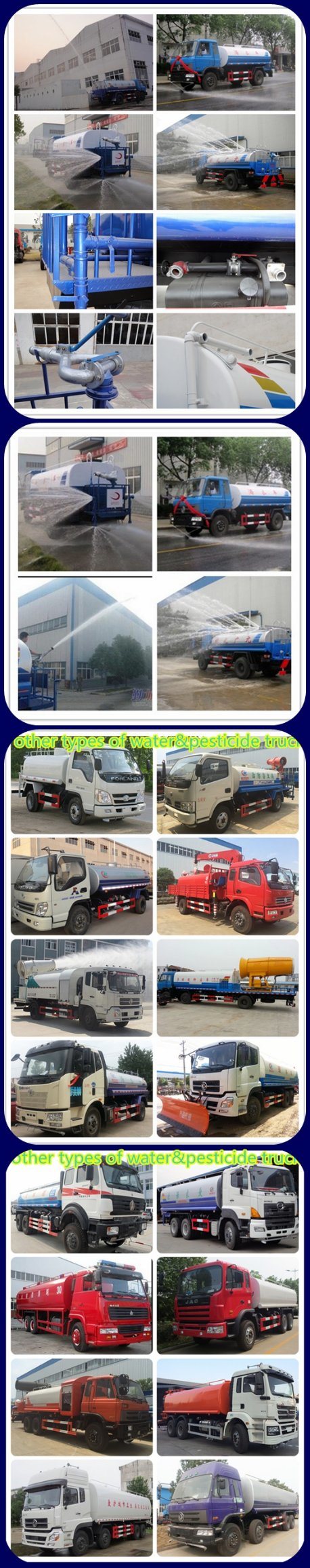 LHD 20t 22t Street Water Spray Truck Water Tank Sanitation Truck