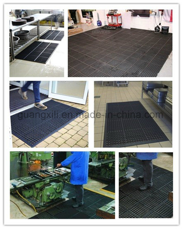 Anti Slip Anti-Bacteria Rubber Mat/Anti-Slip Kitchen Rubber Mats