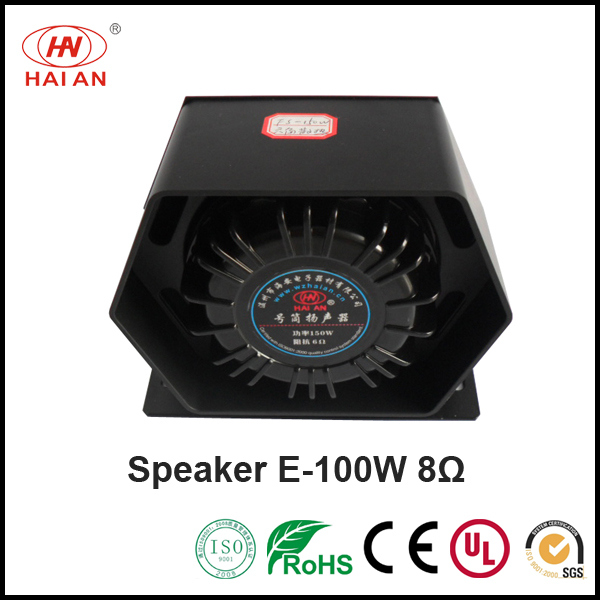 Police Siren Horn Speaker 100W Alarm Car Hooter Speaker Police Car Speaker/Emergency Warning with Speaker