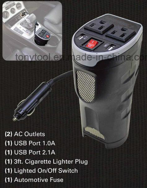 Portable AC Inverters with USB Charging