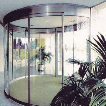 Curved Door 5 Years Warranty Lifetime Maintenance Ce Approved Customised Size Automatic Operation Curved Glass Door