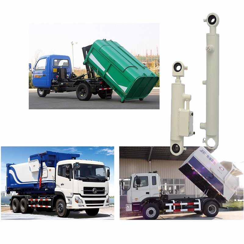 Stainless Steel Garbage Truck Hydraulic Cylinders Double Acting Standard