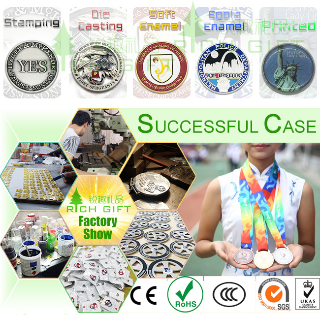 China Factory Multi-Color Custom Metal Magnet Name Badge