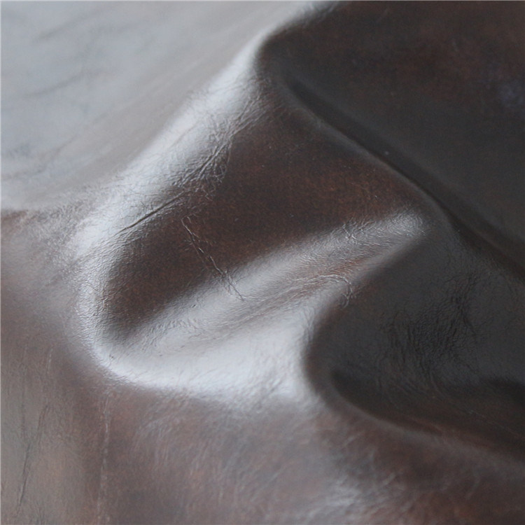 China Embossed Semi PU Leather Synthetic Leather Home Textile (807#)