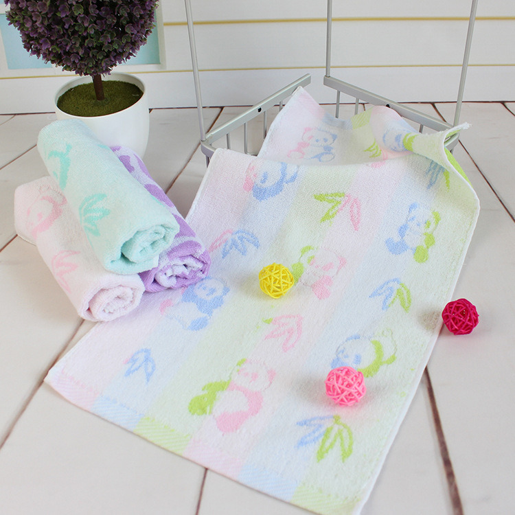 25cm*50cm Jacquard Children Cotton Towels Hand Towels Face Towels