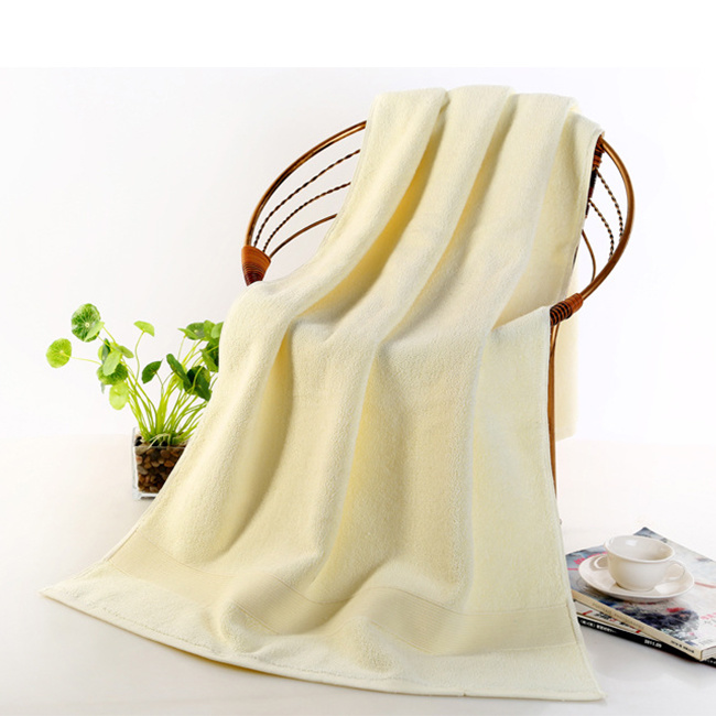 Quick Dry 100%Cotton Plain Dyed Bath Towel (01Y0001)