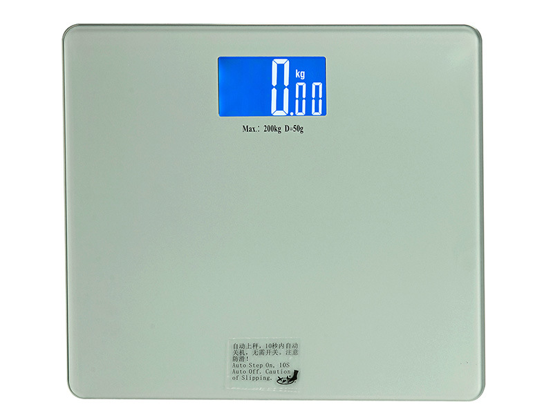 Large Platform (345X315mm) 8mm Tempered Glass Electronic Weighing Scale