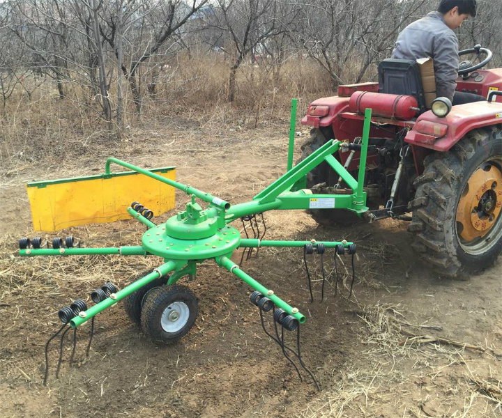 Ce Certified 3 Point Tractor Working Width 2500mm Rotary Hay Rake