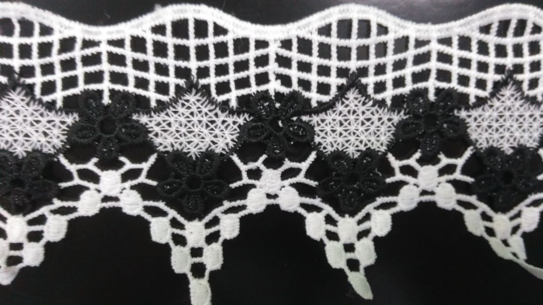 Embroidered Chemical in Colors Lace Trimming