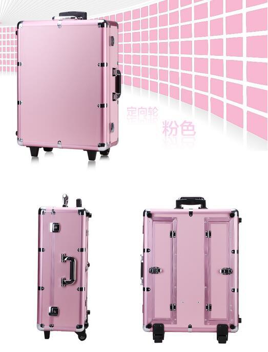 Best Sell Makeup Case with Light Aluminum Cosmetic Case