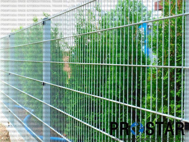 European Style Double Wire Fence with Mesh 50X100 50X150 50X200