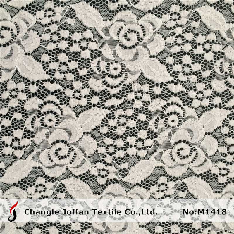 Fashion Nylon Spandex Jacquard Lace (M1418)