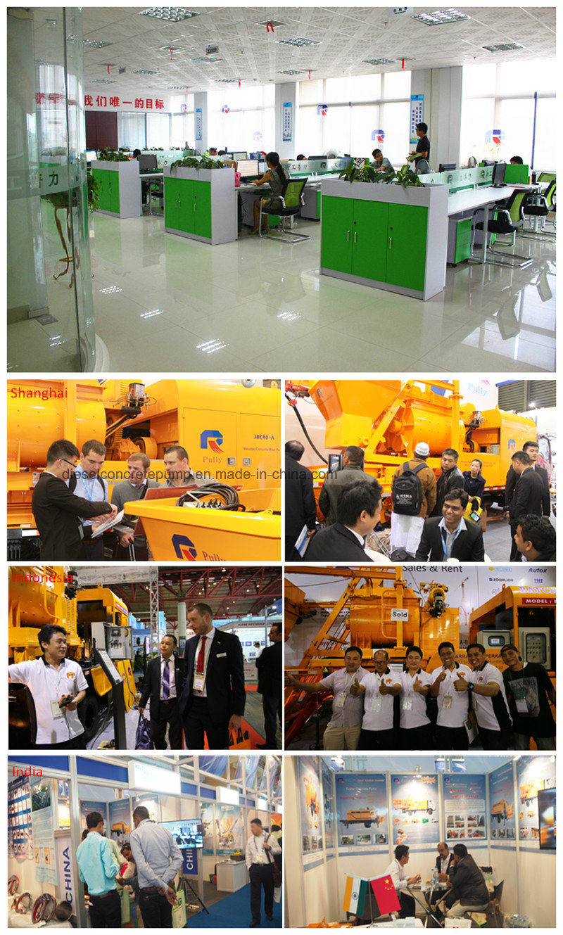 110m Vertical Pumping Distance Electric Portable Concrete Pump (HBT60.13.90S)