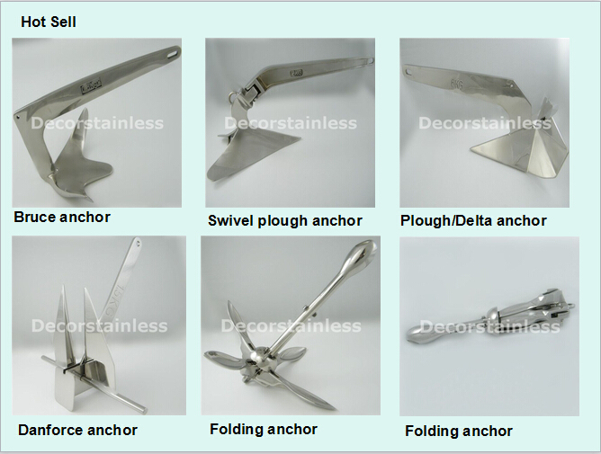 Stainless Steel Marine Hardware Folding Anchor
