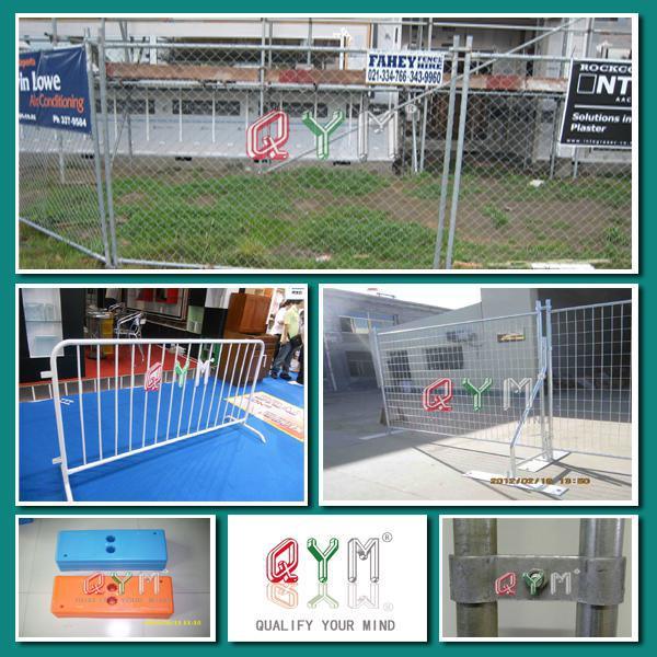 High Security PVC Coated Construction Wire Mesh Grill Temporary Fence