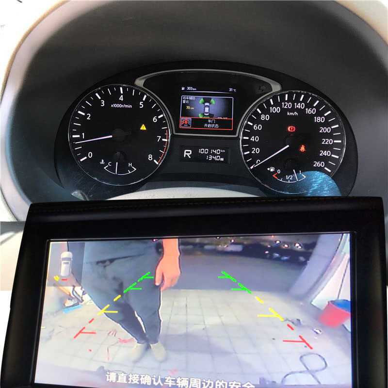 Wireless OE Screen Car Parking Sensor System for Lexus
