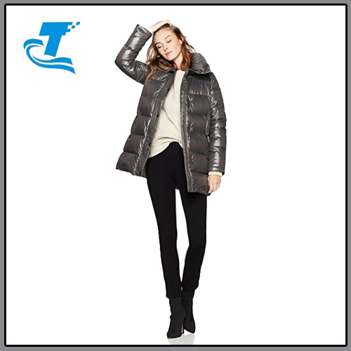 Outerwear Women's MID-Length Quilted Puffer Coat