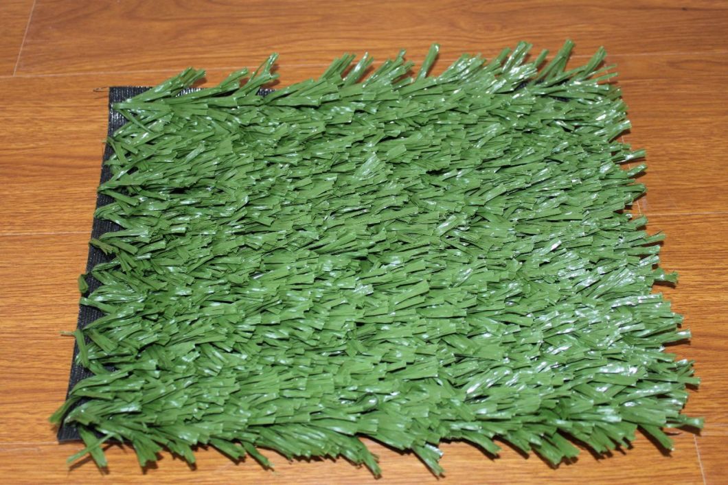 Factory Customized Anti-Slip Interlocking Football Court Artificial Turf Grass with Ce/En71/En1177/Reach/ISO10140