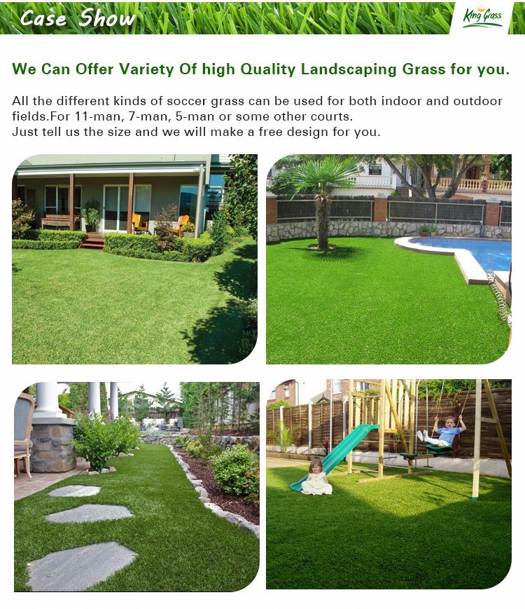 Landscaping Synthetic Grass Artificial Green Turf for Garden