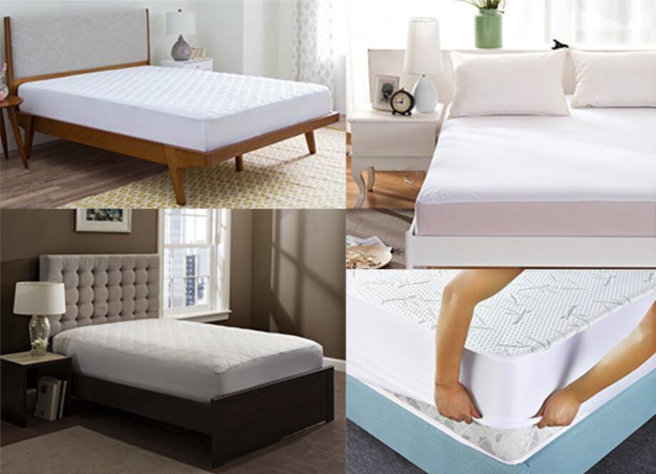 Hypoallergenic, Breathable, Thin, Quiet, Smooth, No Vinyl, Waterproof Fitted Mattress Protector