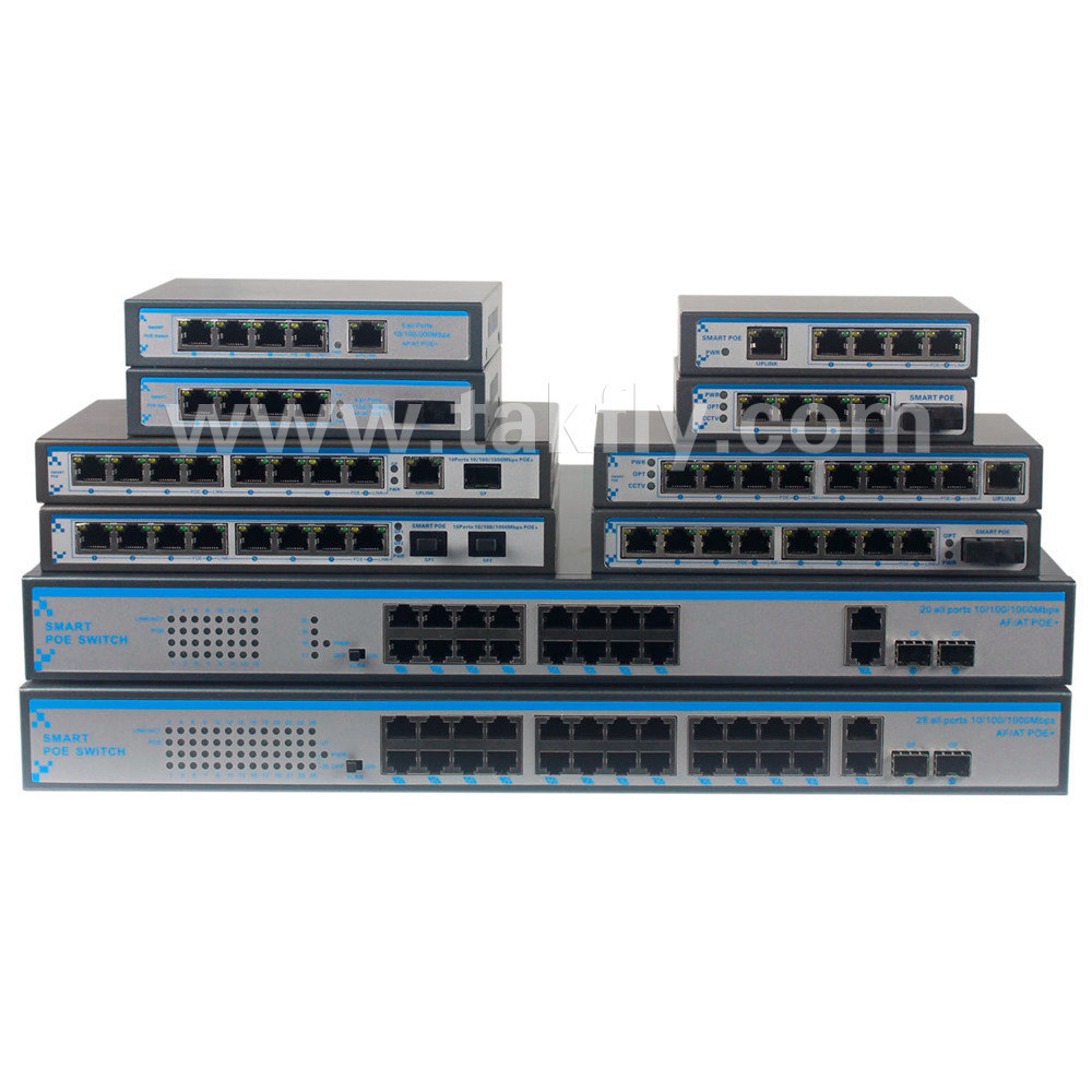 10/100m DIN-Rail Mount Industrial Ethernet Switch