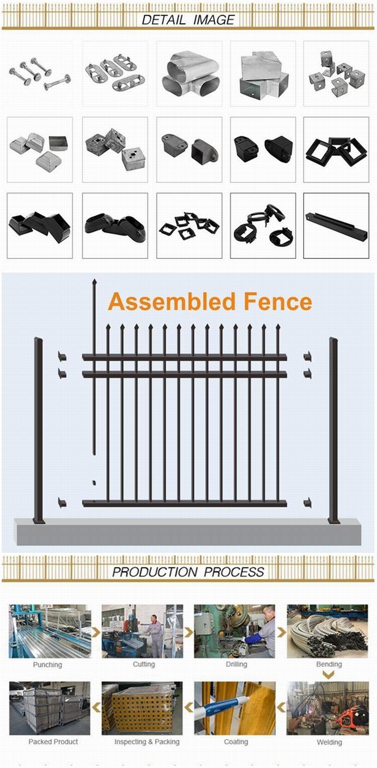 Hot Dipped Galvanized Vertical Fencing Allure Aluminum Pool Fence